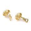 Alloy Clip-on Earring Findings FIND-L015-009G-2