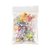 8Pcs Acrylic & Glass Pearl & Alloy Pendant Decorations HJEW-FS00071-6
