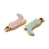 304 Stainless Steel Enamel Pendants STAS-B097-26G-07-2