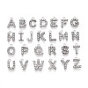 304 Stainless Steel and Rhinestone Pendants STAS-T071-11A-P-1