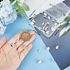 32Pcs 4 Style Brass Cord Ends KK-BBC0010-91S-3