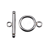 304 Stainless Steel Toggle Clasps X-STAS-F040-41-P-1