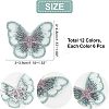72Pcs 12 Colors Lace Embroidery Costume Accessories OCOR-NB0001-35-4