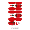 Full Cover Nail Art Stickers LS-MRMJ-Q055-291-2
