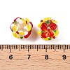 Handmade Two-Tone Lampwork Beads LAMP-T022-01A-10-3