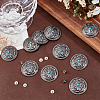 10Pcs Antique Silver Alloy Decorative Rivets BUTT-GF0004-22C-4