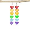 Alloy Acrylic Dangle Earrings FS-WG36A43-03-1