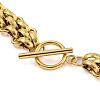 304 Stainless Steel Chain Necklaces NJEW-P298-01A-G-3