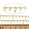 Handmade Brass Column Link Chains CHC-L053-12G-02-2