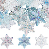 30Pcs 3 Colors Acrylic Chandelier Component Links OACR-SC0001-59-1