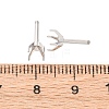 304 Stainless Steel Stud Earring Findings STAS-B091-02B-05P-3