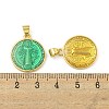 Rack Plating Brass Enamel Pendants KK-Z053-21G-3