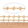 304 Stainless Steel Flower Link Chains SA-CBAE0F2-14G-2