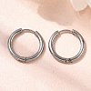 316F Stainless Steel Hoop Earrings EJEW-D341-01A-P-1
