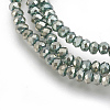Electroplate Glass Beads Strands EGLA-P018-2mm-FR-B11-1