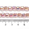 Electroplate Glass Beads X1-EGLA-D030-19O-4