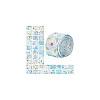 Flower Pattern Cotton Fabrics DIY-WH0588-11B-7