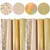 8Pcs 4 Colors Imitation Leather Fabrics DIY-CL0001-74A-1