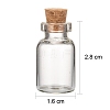 Glass Jar Bead Containers CON-Q016-3