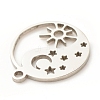 Non-Tarnish 201 Stainless Steel Pendants STAS-G258-05P-3