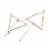 Alloy Hollow Geometric Hair Pin PHAR-N005-015G-3