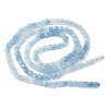 Natural Aquamarine Gradient Color Beads Strands G-G271-F01-3x3mm-3