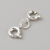 Stainless Steel Double Spring Ring Clasps STAS-WH0036-16S-2