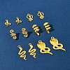 12Pcs 6 Styles Alloy Pendants FIND-FS0003-54-9