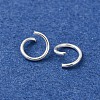 Brass Open Jump Rings KK-G604-08S-19-2