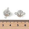 Brass Magnetic Clasps with Loops KK-C2918-N-3