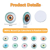 DICOSMETIC 100Pcs Glass Craft Eyes Cabochons DIY-DC0002-68A-2