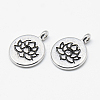 Tibetan Style Alloy Pendants X-TIBE-S301-015AS-RS-1