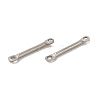 304 Stainless Steel Connector Charms STAS-Q323-04C-P-2