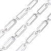 304 Stainless Steel Paperclip Chains CHS-F011-09A-P-2