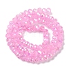 Baking Electroplate Glass Beads Strands LS-DGLA-A039-J10mm-B18-2
