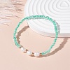 Natural Pearl Beads Stretch Bracelet BJEW-JB07108-3