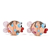 Handmade Bumpy Lampwork Beads LA-CBAB541-01A-1