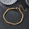 3MM 304 Stainless Steel Round Mesh Chain Bracelets SA-CBA2696-17G-1