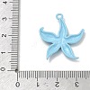 Spray Painted Alloy Pendants AL-CBA5D51-02B-3