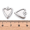 304 Stainless Steel Pendant Cabochon Settings For Enamel STAS-Q525-15P-3