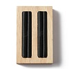 2-Slot Wood Ring Displays RDIS-WH0001-25-1