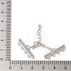 Brass Micro Pave Cubic Zirconia Chain Extender LS-KK-L216-004A-P-3
