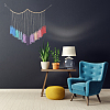 Woolen Yarn Boho Tassel Wall Hanging Ornaments HJEW-WH0071-02-3