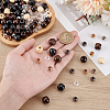 150Pcs 8 Styles Alloy & Wood & Plastic Beads FIND-PA0001-24-3