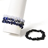 4Pcs Gemstone Beaded Stretch Bracelets Set BJEW-JB11177-7