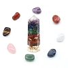 Tumbled Stone & Hexagonal Prism Mixed Natural Gemstone Ornaments Set PW-WG33204-01-2