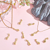10Pcs Brass Pendants KK-BBC0022-63-4
