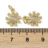 Brass Micro Pave Cubic Zirconia Pendants KK-I358-063G-B-3