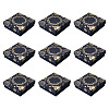 10Pcs Sun Moon Star Printed Cardboard Gift Boxes CBOX-TA0001-21A-2