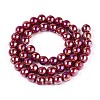 Electroplate Opaque Glass Beads Strands LS-GLAA-T032-P8mm-AB23-2